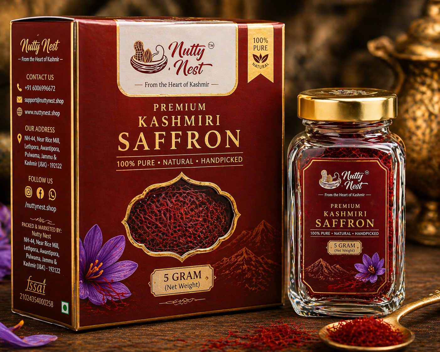 5 grams saffron Kashmiri Saffron